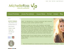 Tablet Screenshot of michellerossnutrition.com